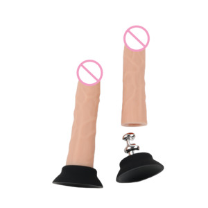 Dildo Realistici di Alta Qualità per Uomini e Donne, Giocattoli Sessuali in Silicone Morbido per Uso Vaginale e Anale con Foro Vac U Lock e Base a Ventosa - Product Image 5