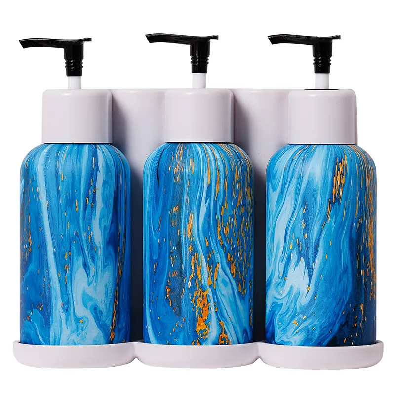 Sıvı Amber sabun şampuan banyo hareket otel duvar el plastik sabunluk
