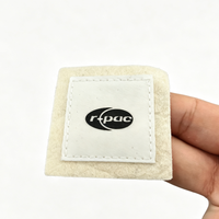 Étiquettes en cuir personnalisées écologiques double face avec logo pour vêtements, accessoires de confection à coudre, vente en gros OEM, faible MOQ