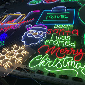 Navidad vacaciones nombre atmósfera iluminación pared letra palabra personalizado Led neón signo - Product Image 2