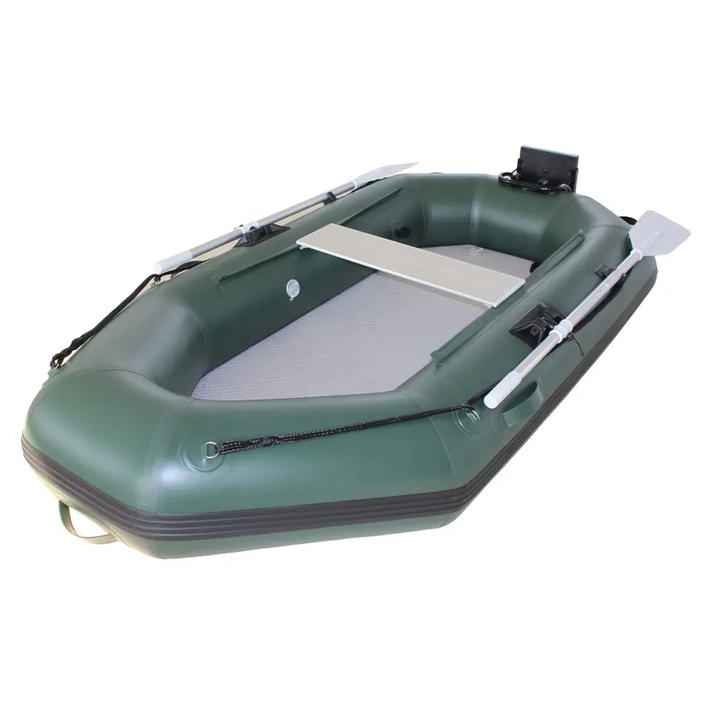 Barco de pesca de remo de Hypalon, bote de PVC con motor eléctrico y puntada de gota pequeña, mini costilla, balsa inflable rígida a la venta