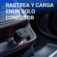 Traceur GPS multifonctionnel discret GLONASS/GSM avec application Android, support tableau de bord, alerte d'installation/déinstallation, chargeur de voiture en temps réel