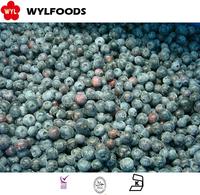 Blueberry Beku IQF dalam Jumlah Besar dengan Pengawetan Air, Blueberry Liar untuk Jus & Selai Grosir