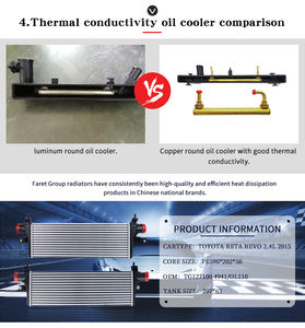 12912 diretta dalla fabbrica e 164000 p420 164000 p410 radiatore per Toyota Highlander Klur 2.7L <span class=keywords><strong>DPI</strong></span> radiatore 13450 per Toyota Lexus Cars - Product Image 6