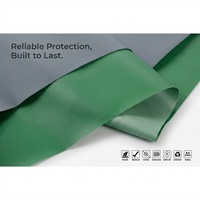 Bâche en PVC enduit anti-déchirure 610 g/m² avec tissu de base 1000D*1000D 20*20 pour le grain, les céréales, le bois et les bâches de camion