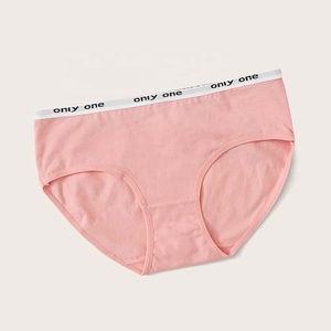 Vendita calda prezzo di fabbrica lettera stampa a vita alta cotone biancheria intima donna <span class=keywords><strong>rosa</strong></span> <span class=keywords><strong>mutandine</strong></span> - Product Image 5