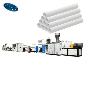 Efficiency 110-315mm Plastic PVC Drain Pipe Extruder Machine PVC Extrusion Lin