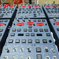 Simulador de Vuelo Comercial 1:1 Airbus A320, Panel Superior, Módulo de Control de Cabina, Hardware para Plataforma de Entrenamiento de Aviación FCU MSFS2024