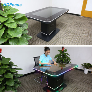 Kiosque tactile sans fil pour <span class=keywords><strong>jeux</strong></span> vidéo Full HD HDFocus, <span class=keywords><strong>table</strong></span> de jeu pour café, support avec distributeur de pièces, station de charge tout-en-un - Product Image 6