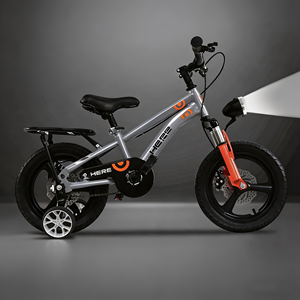 Kinderfiets voor jongens en meisjes van 3-8 jaar, 2 versnellingen, zijwieltjes, dubbele schijfremmen, 12-20 inch - Product Image 2