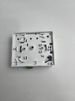 Boîtier de jonction de bureau en plastique ABS blanc à 4 ports pour fibre optique, boîte de raccordement FTTH, mini-boîte de distribution de fibre optique pour usage domestique