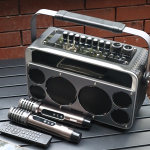 150W High Power Wireless Karaoke <strong>Speaker</strong> Blue Tooth <strong>Microphone</strong> Home KTV Karaoke Machine Handle <strong>Speaker</strong> <strong>with</strong> <strong>Microphone</strong> - Product Image 1