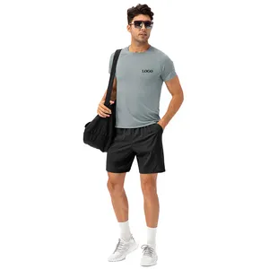 Özel erkekler egzersiz t-shirt tankı üstleri boş Tees vücut geliştirme aktif giyim cilt Fit spor Tee mas aktif ticaret bebek yoda gömlek