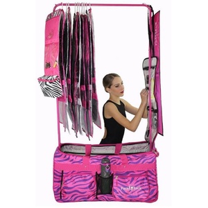 Échantillon gratuit Sac de danse de voyage 28 pouces avec sacs à vêtements à roulettes, cintre, porte-vêtements et valise de danse - Product Image 2