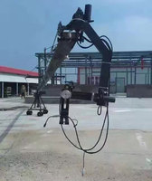 40ft Dreieck-Jimmy-Jib mit L-förmigem Motorisiertem Kopf & Importierten Japanischen Motoren für DSLR/DV/EX/Broadcast-Kameras und 10-Zoll-HD-Monitor