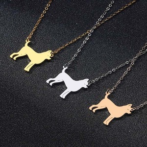 Nouveau <span class=keywords><strong>collier</strong></span> pendentif en acier inoxydable pendentif en forme de chien <span class=keywords><strong>Chihuahua</strong></span> et <span class=keywords><strong>collier</strong></span> animal - Product Image 6