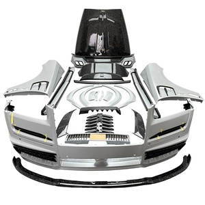 Kit carrosserie en fibre de carbone sèche forgée style MSY, pare-chocs, capot, diffuseur arrière, aileron arrière pour Rolls-Royce Cullinan - Product Image 1