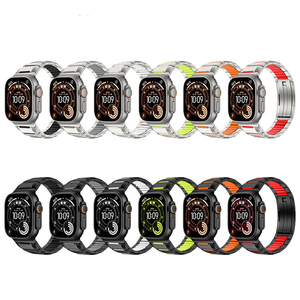 Correas de Repuesto de Goma Ligeras de Acero Sólido de Lujo Personalizadas Win-Win, Compatibles con <span class=keywords><strong>Apple</strong></span> <span class=keywords><strong>Watch</strong></span> Ultra <span class=keywords><strong>3</strong></span> de 49 mm - Product Image 2