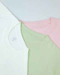 เสื้อยืดคอตตอนหนัก 330 กรัม สำหรับผู้ชาย เสื้อยืดหนาพิเศษ 300 กรัม ทรงโอเวอร์ไซส์ ไหล่ตก คอกลม ทรงบ็อกซี่ - Product Image 3