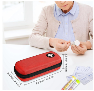 Toptan özel Logo EVA sert kabuk seyahat tıbbi Mini ilk yardım kiti çantası fabrika özelleştirilmiş darbeye ve su geçirmez tasarım - Product Image 4