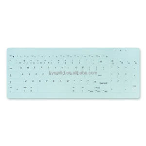 คีย์บอร์ดซิลิโคน HengYu แบบไร้สายสามโหมด สำหรับใช้งานกับเดสก์ท็อป มาตรฐานกันน้ำ IP68 สำหรับอุตสาหกรรม - Product Image 1