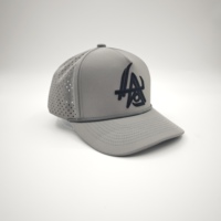 Casquettes de baseball ajustables à 5 panneaux, imperméables, en tissu Dobby, bicolores, à motif léopard et fruits, avec broderie artisanale de logo personnalisé, qualité supérieure