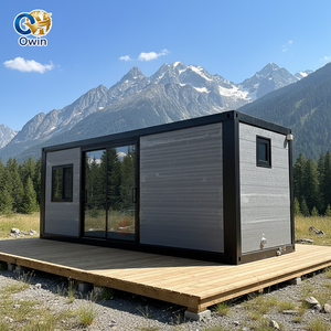 حاوية متنقلة قابلة للطي بطول 20 قدمًا، مكتب مسبق الصنع، مستودع، ورشة عمل - Product Image 1