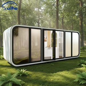 <span class=keywords><strong>Maison</strong></span> Pod de Luxe Portable et Insonorisée en Acier Moderne de 6m pour Extérieur, Cabine Apple, <span class=keywords><strong>Maison</strong></span> Conteneur - Product Image 1