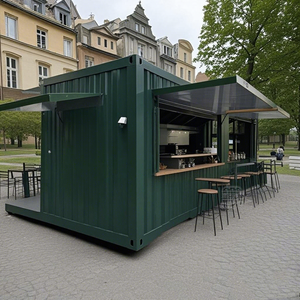 Cafetería Comercial de Lujo Moderna, Prefabricada, Expandible, en Contenedor Marítimo, con Certificación CE para Exteriores - Product Image 1