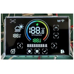 Custom EV Charging Pile Signage Factory Price Segment Display LCD Glass Panels 7 Segment LCD Display For Car Charging Pile
