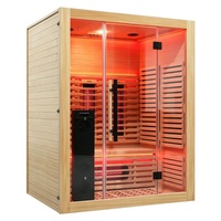 Sauna de Terapia de Luz Roja para 3 Personas, Sauna Interior de Espectro Completo en Venta