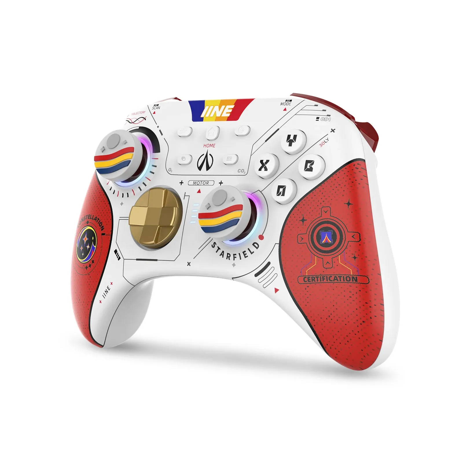 New Star-Field PC <strong>Controller</strong> Hall Effect Joystick & NFC with 2.4Ghz <strong>Bluetooth</strong> Receiver for PC/Laptop/Switch/<strong>Steam</strong>/iPad