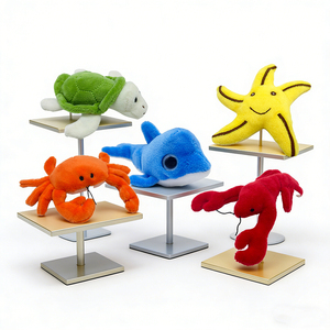 Mini Peluche Animale Marine Mignonne Créature Océanique Peluches Rembourrées <span class=keywords><strong>Crabe</strong></span> Étoile <span class=keywords><strong>de</strong></span> Mer Poisson Tropical Aquarium Polyester ODM - Product Image 3