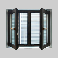 Ventanas y Puertas Corredizas de Triple Vidrio Personalizadas, Ventana Moderna de UPVC para Cocina y Uso Exterior, Ventanas de Vidrio Templado