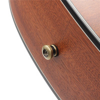 2 pièces/paire de goupilles de verrouillage de sangle de guitare en laiton pour Ukulele et guitare Longteam AS-022