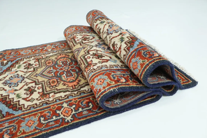 Tapis en laine et coton noué à la main 10x14 pieds, taille personnalisée - Tapis moderne pour sol domestique, très résistant, lavable et antidérapant - Product Image 5