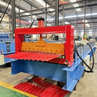 Machine de formage de rouleaux de tuiles de toiture ondulées neuve, haute vitesse, haute qualité, avec roulement à engrenages, haute productivité, pour tuiles en acier