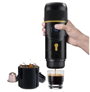 Nouvelle machine à café 3 en 1 12v 60ml voiture voyage camping cafetière portable