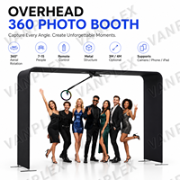 Machine de photomaton portable à 360 degrés pour smartphone, iPad, appareil photo reflex numérique, photomaton vidéo en ralenti pour réception de mariage