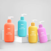 Flacons souples en plastique de luxe vides pour les soins de la peau des bébés, les cheveux, les voyages en hôtel, le shampoing, la lotion pour le corps, pompe pulvérisateur, type de fermeture