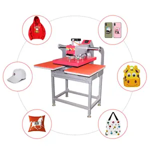 Pneumatic Commercial Automatic Swing Away T-shirt Printing Heat Press Machine