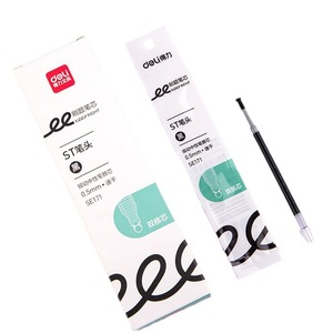 Deli Pen Refill 0.5mm St Tip Black Quick Dry For Exam School Use - Product Image 5