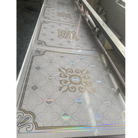 2025 nouvelle conception estampage à chaud Pvc plafond 2x2carreaux de plafond 595x595x7mm/603x603x7mm panneau de plafond en PVC
