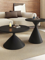 Table basse en bois de style crème minimaliste moderne pour petit appartement pour le salon avec sens avancé