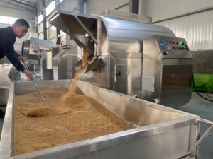 Machine de torréfaction automatique à tambour rotatif pour graines de sésame, de tournesol, de citrouille, de fèves de cacao et d'arachides, machine électrique pour torréfier les graines de noix et de cacahuètes - Product Image 2