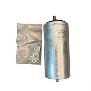 Condensateur à film MKP 130 µF 400V AC, boîtier métallique cylindrique, -40 à +85°C ° C - Product Image 1