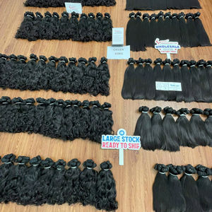 En stock!!! Cheveux bruts En stock maintenant grande quantité paquets ondulés bruts naturels cheveux non traités fournisseur vietnamien cheveux - Product Image 1