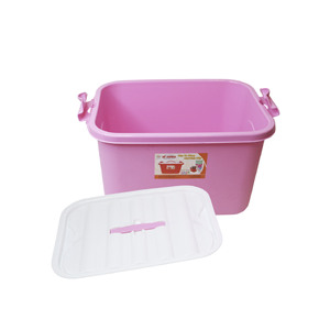 12L PP <b>Plastic</b> Storage Box Lid Stackable Moisture Resistant Dust Resistant Eco-Friendly Modern Design Airtight Bathroom <b>Kitchen</b> - Product Image 1