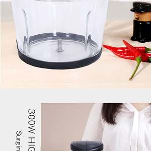 Lame inoxydable 220v oignon électrique 2l ail 3l acier alimentaire électrique, hachoir à légumes hachoir à viande/ - Product Image 5