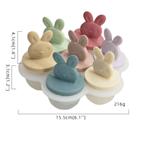 Moules à sucettes glacées en silicone pour bébés, fabricant de glaces pour tout-petits, mini-moule de congélation pour lait maternel et jus de fruits